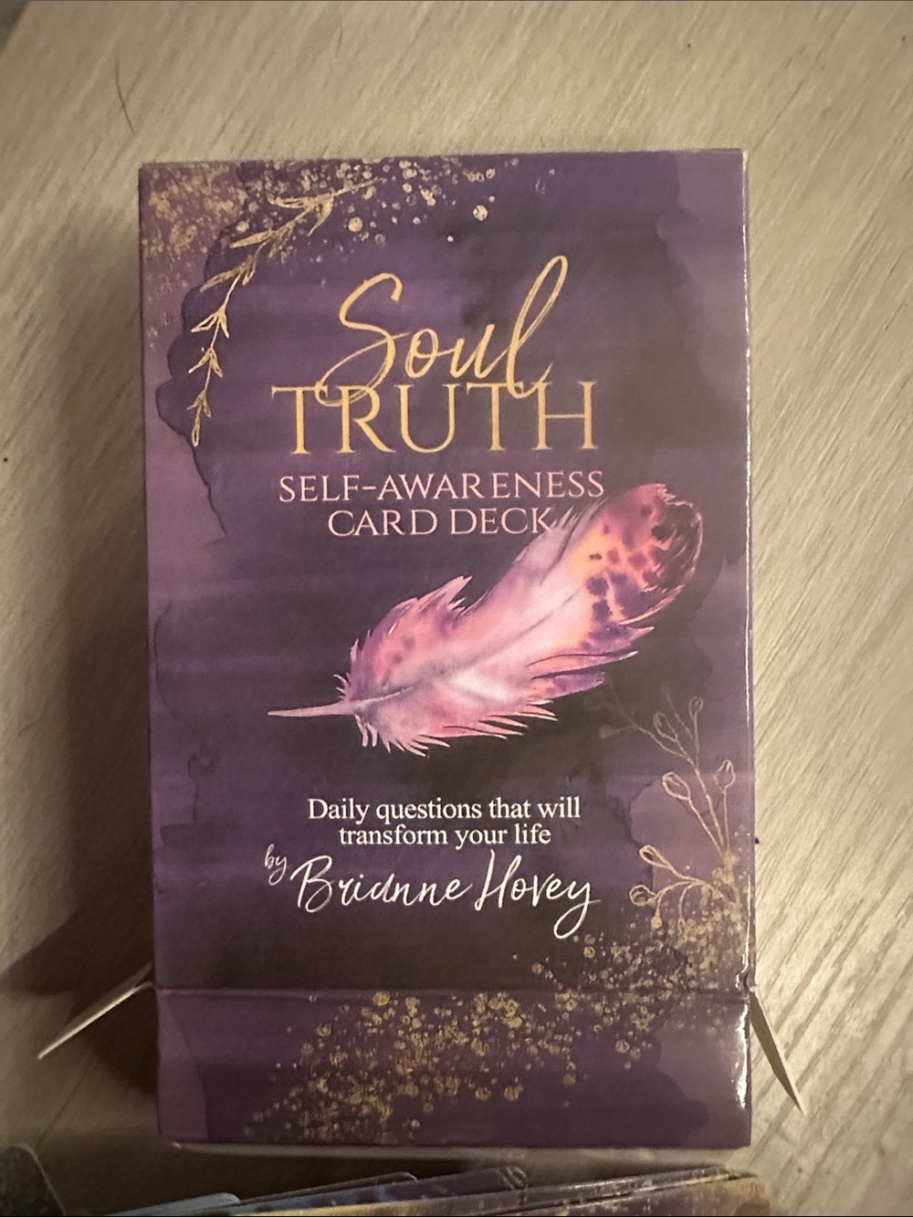 Soul Truth Self-Awareness Card Deck by — Purple